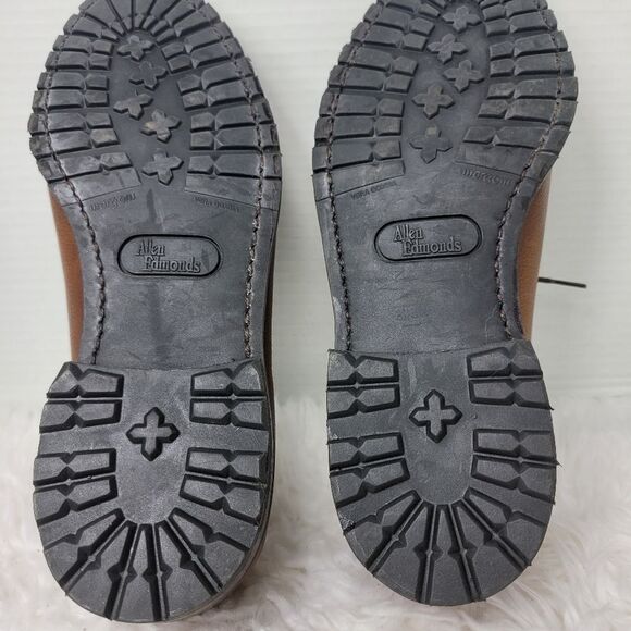 Allen Edmonds San Marco Mens 8 Brown Pebbled Leather Dress Shoes 5722 - Picture 10 of 11